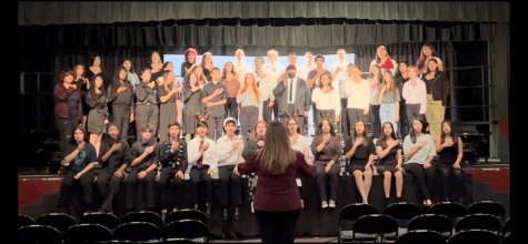 South Hill High School choir rehearses before their big fall concert. 