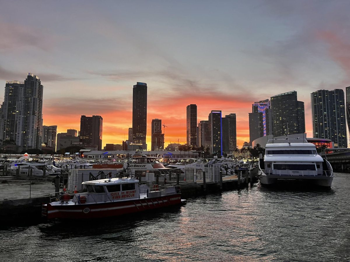 Abraham Locayo takes a Miami boat tour sightseeing celebrity homes.