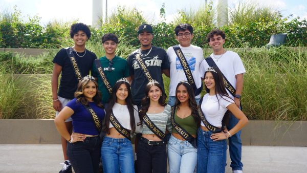 The 2025 Homecoming court poses for a photo.