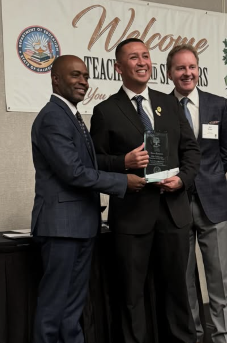 Rene Romero is recognized as one of the outstanding 2026 LA County educators honored at a gala hosted by the California Department of Education.